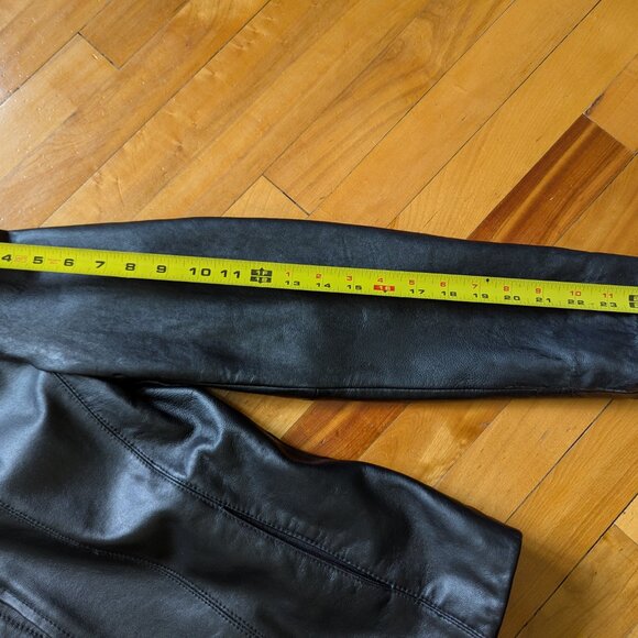 George Ladies Fitted Leather Jacket- Medium - Picture 3 of 8